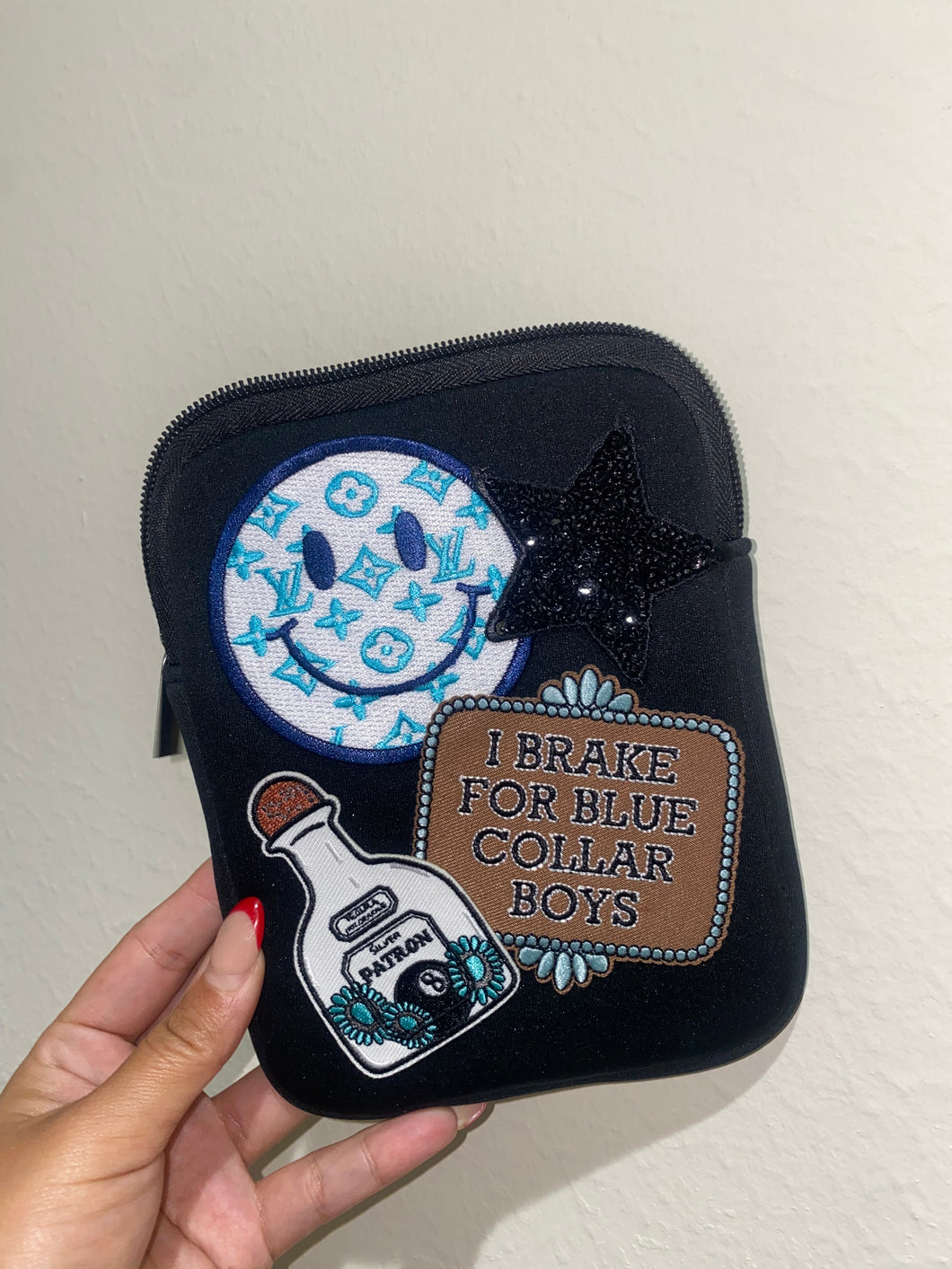 Patch Kindle Sleeve (Blue Collar)